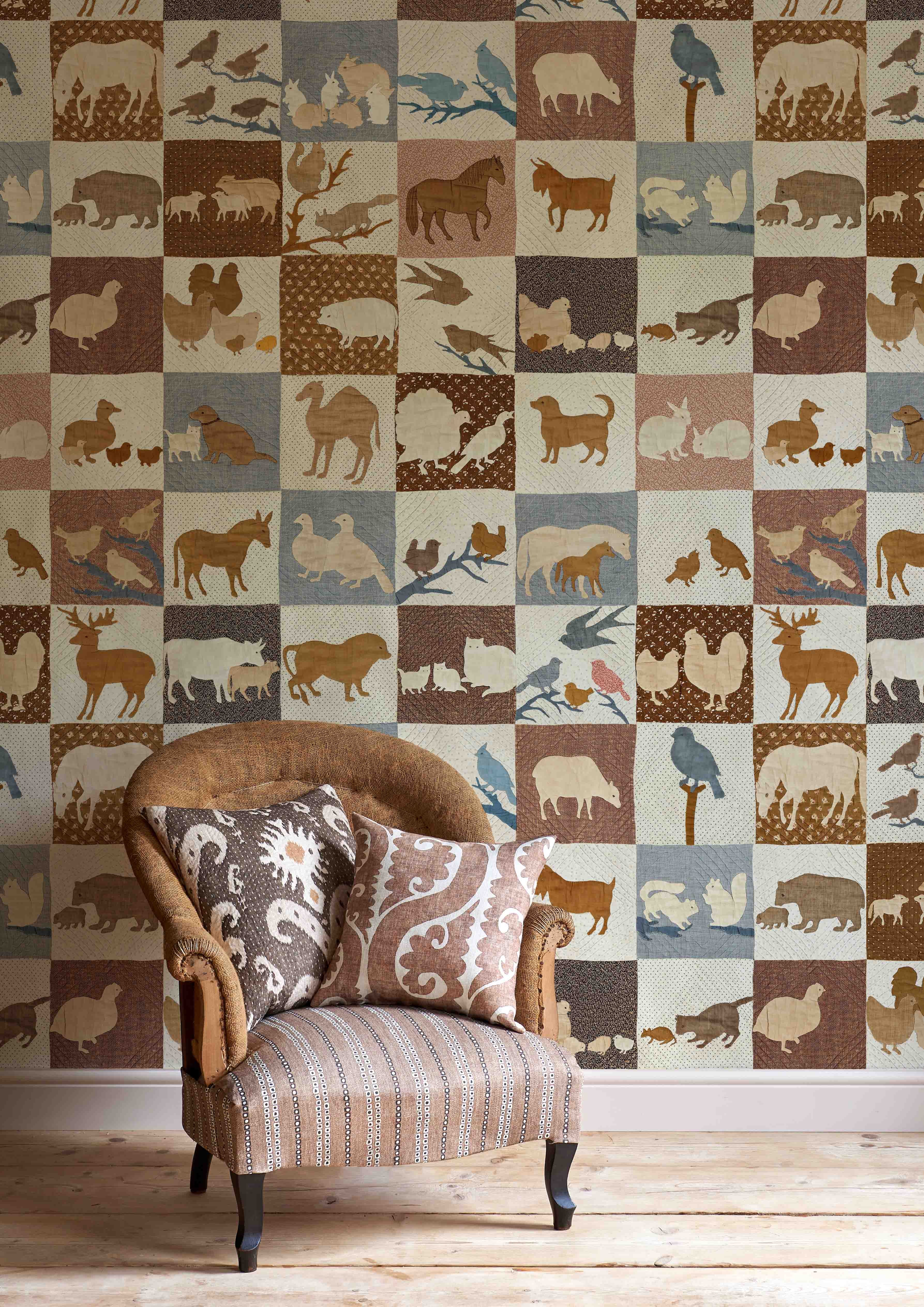 farm animals wallpaper lewis and wood